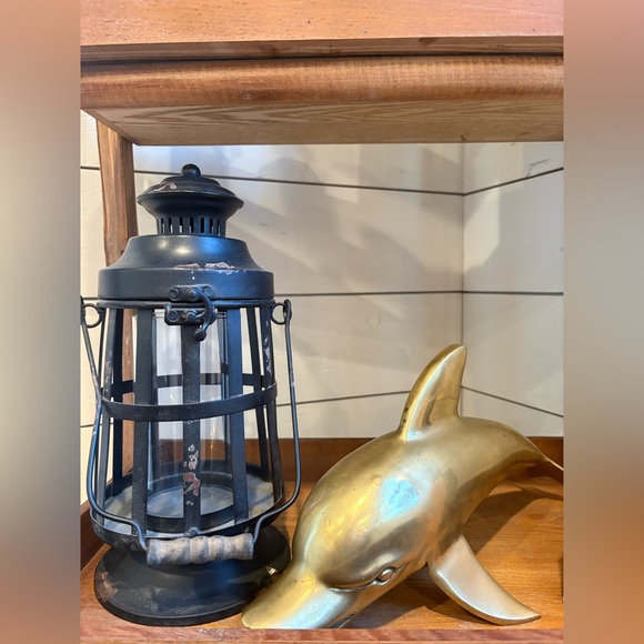 Vintage MCM Large Brass Dolphin - Picture 4 of 11